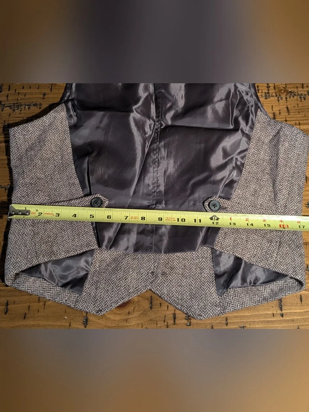 NWT- Gap L herringbone 100% Wool Vest